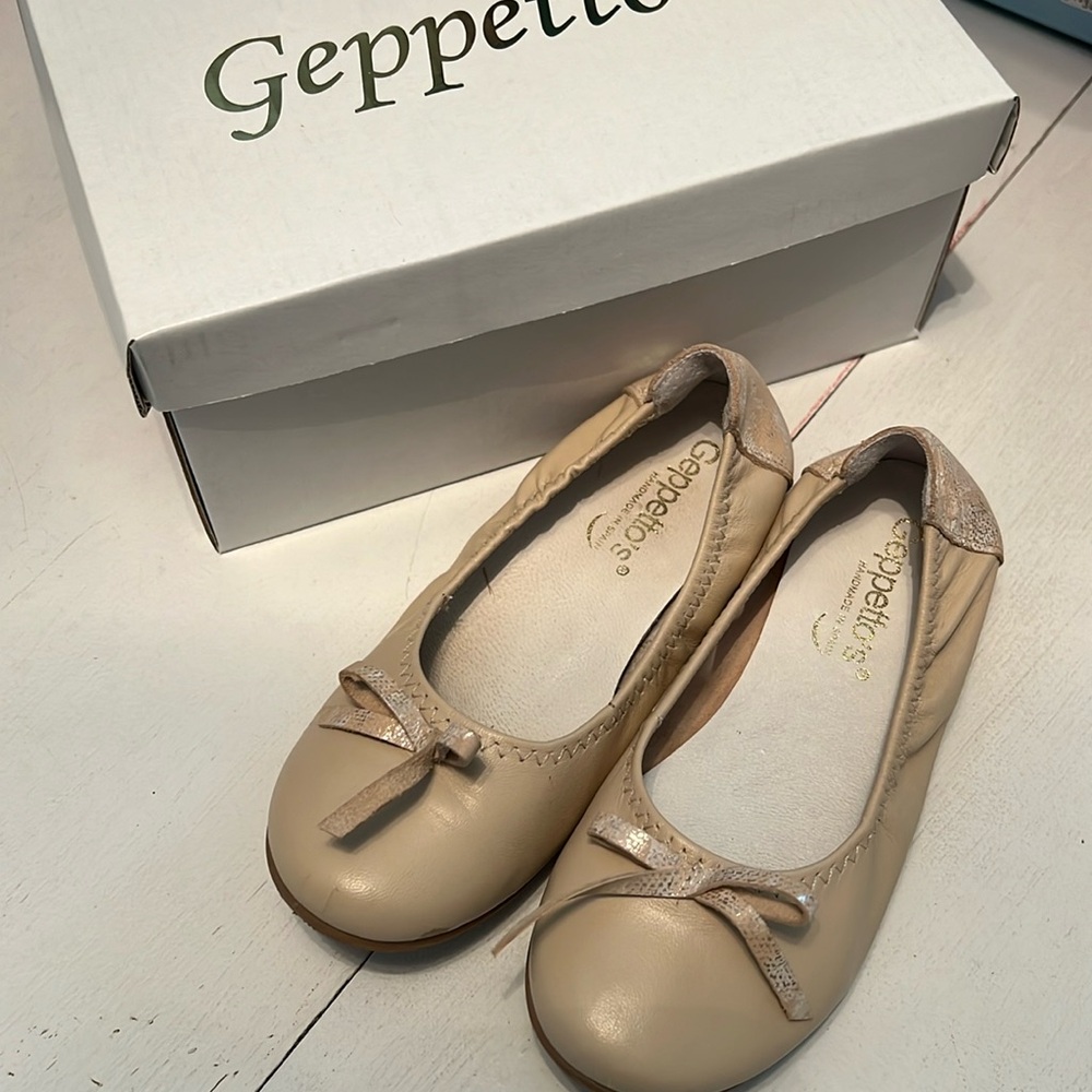 Geopettos ballerina flat nude beige 28 9
